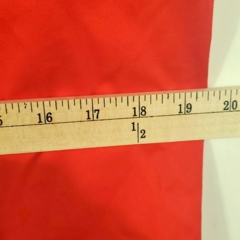 NWT Express Size 12 Red Tan Mini Skirt | High Rise Multicolor Workwear